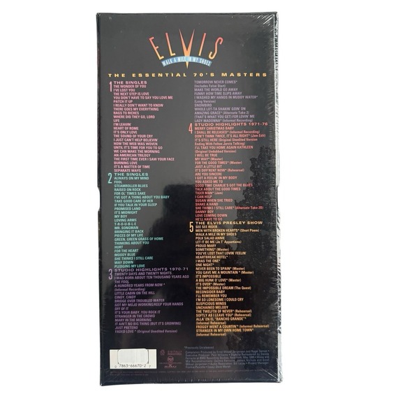 Elvis Presley CD Box Set Walk A Mile In My Shoes 70s Masters Sealed RCA. - Picture 4 of 5